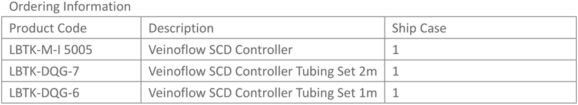 The Veinoflow SCD 5005 is a simpler version of the SCD 5006.(图1)